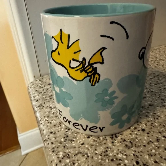NWOT- Peanuts Snoopy & Woodstock Friends Forever, Oversized Mug - Picture 6 of 10